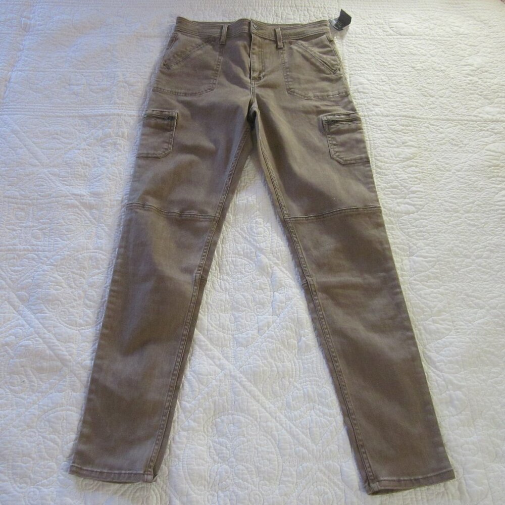 Abercrombie & Fitch Jeans 4 Brown The A&F High Rise Zippered Pockets